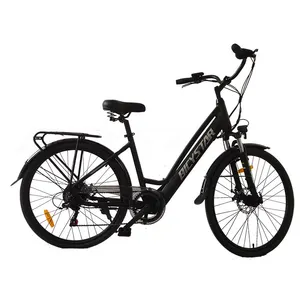 2022 custom 700c long range women electric city bike with lithium battery vintage electric cycle for ladies