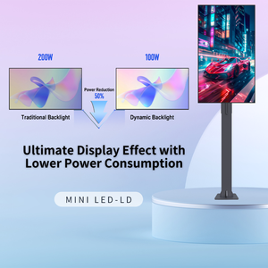 <span class=keywords><strong>Display</strong></span> Totem iklan vertikal 55-75inci, <span class=keywords><strong>LED</strong></span> Mini, tanda Poster Digital peredupan lokal IP65 untuk luar ruangan/dalam ruangan - Product Image 2
