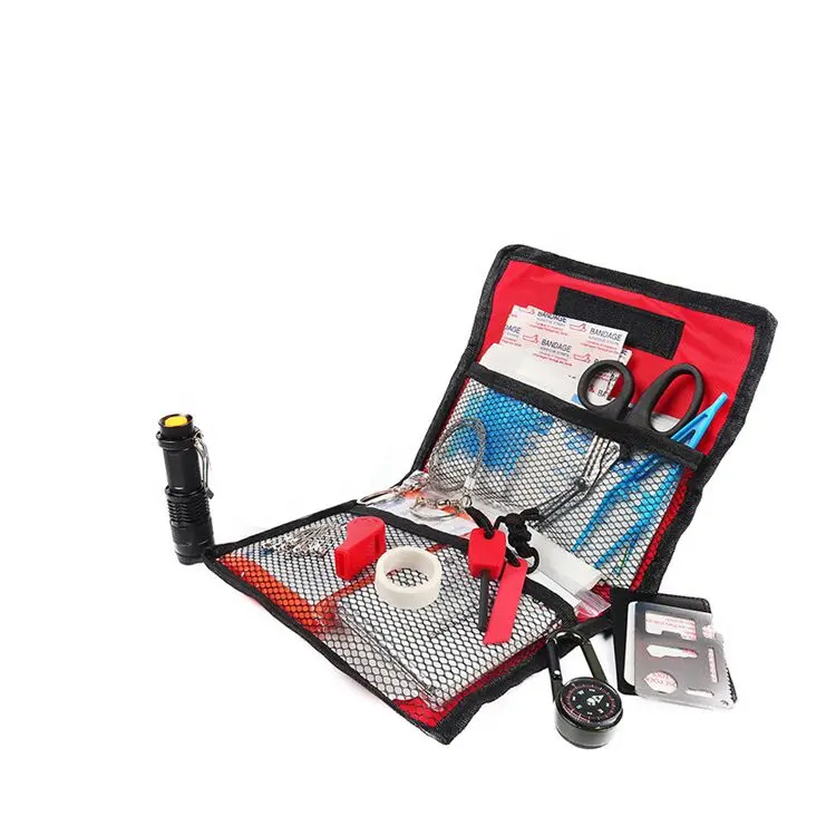 Kit de premiers soins portable et pratique pour l'extérieur, kit de survie d'urgence, outil de bateau, Kit de premiers soins pour l'extérieur, offre spéciale