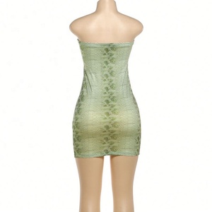 Vestido Elegante Ajustado y Elástico con Estampado para Mujer, <span class=keywords><strong>Moda</strong></span> al por Mayor 2026 - Product Image 4