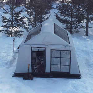 <span class=keywords><strong>Tenda</strong></span> Gonfiabile Grande per 9 Persone, Cabina Impermeabile Rinforzata per Campeggio, Personalizzazione <span class=keywords><strong>Tenda</strong></span> da Tetto per Cabina Forestale - Product Image 2