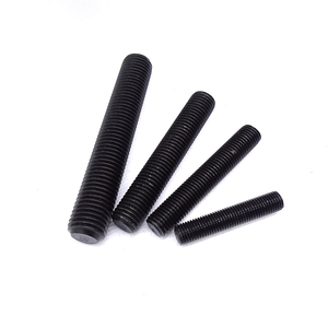 Mạ kẽm nhúng nóng M8 cấp công nghiệp thép không gỉ 8.8 thanh ren màu đen kết thúc đo lường mẫu miễn phí có sẵn - Product Image 4