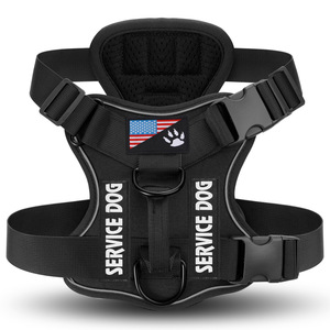Arnés Táctico para Mascotas, Arnés Ajustable para Perros con Bolsa Molle, Ribete Reflectante, Portaequipajes, Entrenamiento al Aire Libre - Product Image 3
