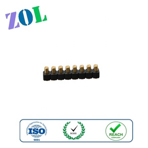 مسمار بوجو نسائي, 0.1 "تباعد 8 دبابيس نوع SMT H5.3mm محطة بوجو أنثى - Product Image 2