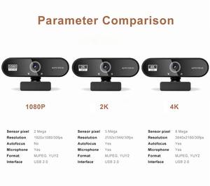 <span class=keywords><strong>Webcam</strong></span> réseau 4K HD 2MP CMOS à mise au point automatique avec interface USB pour diffusion vidéo en direct et utilisation multifonctionnelle - En stock - Product Image 3