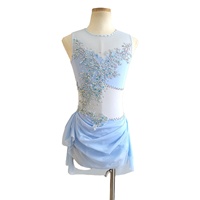 Robe de danse lyrique LIUHUO pour filles, robe de danse de compétition de luxe, bleu clair, personnalisable