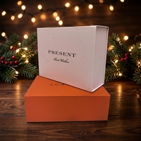 Boîte cadeau magnétique pliable personnalisée avec finition mate pour cosmétiques, électronique, vêtements, présentoir de marque, boîte cadeau magnétique