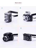 2026 Vente directe fabricant Mini appareil photo pour maison de poupée avec lumières et sons, accessoire en plastique avec sangle d'épaule pour poupées BJD 1/3 1/4 1/6, vente en gros