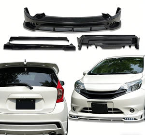 Nouveau kit carrosserie très demandé pour <span class=keywords><strong>Nissan</strong></span> <span class=keywords><strong>Note</strong></span> 2012-2015 : pare-chocs avant, lèvre arrière, jupes latérales en plastique ABS – Pièces automobiles - Product Image 1