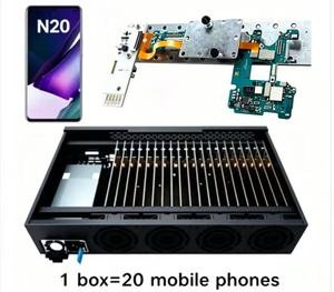 N20 Boîtier de ferme de téléphones mobiles pour bots, avec carte mère pour téléphones portables, mémoire 64 Go utilisée - Product Image 1