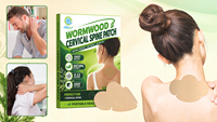 Patch anti-douleur rapide pour les vertèbres cervicales, service OEM, patch anti-douleur musculaire du cou à l'armoise, patch transdermique naturel à base de plantes