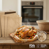 Sac de cuisson pour dinde de Thanksgiving extra large, sacs de cuisson résistants aux hautes températures pour poulet entier, sacs de cuisson format familial