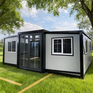 Casa Container Prefabbricata Modulare Espandibile a Doppia Ala in Stile Fattoria Moderna con Pannelli Sandwich in Acciaio da 20 Piedi - Product Image 2