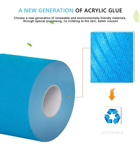 5Cm 5M Massief Patroon Medische Kwaliteit Katoen Spandex Kinesiologie Tape Spiertherapie Sport Duurzaam Ademend Milieuvriendelijk Unisex - Product Image 6