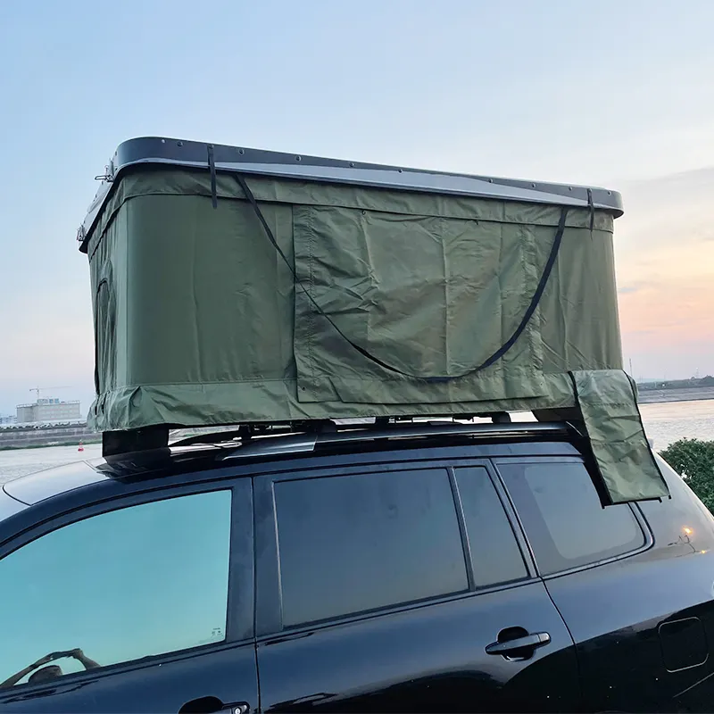 JFC-1003 car roof top new hot sell hardtop slim waterproof wedge solar soft hard shell clamshell camping outdoor 4x4 4wd