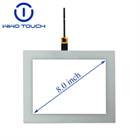 Écran tactile LCD PCAP OEM/ODM de 8 pouces pour terminaux en libre-service