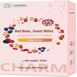 ข้าวบาร์เลย์ถั่วแดง adzuki Bean Poria ข้าวเหนียวผงธัญพืชโภชนาการอาหารเส้นใยอาหาร - Product Image 5