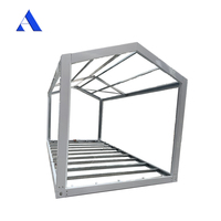 Pièces de maison préfabriquées en acier galvanisé de 6x3x2,8 mètres (20 pieds) à assemblage rapide, type conteneur