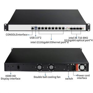 LGA1151 Intel Cori5- 9400 processor 1u 8 nic <span class=keywords><strong>server</strong></span> rack 4 SFP 10G i3 i5 i7 firewall firewall pfsense - Product Image 3