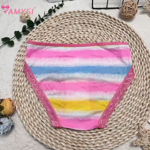 Amysi 8038 #   Culottes pour filles mignonnes, taille mi-haute, en soie de lait respirante, motif floral, <span class=keywords><strong>sous</strong></span>-vêtements pour étudiants et adultes, vente en gros - Product Image 6