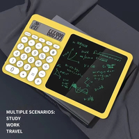 Calculatrice graphique électronique portable bloc-notes à chiffres scientifiques avec tablette d'écriture LCD fournitures d'art numérique pour le bureau