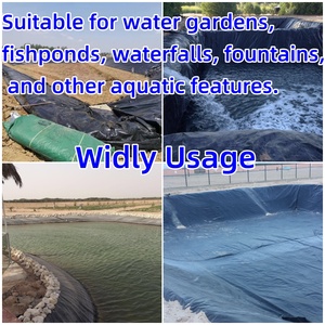 Revestimiento de Estanque Reforzado con HDPE, Membrana Impermeable Grande para Exteriores Resistente a los Rayos UV para Cascadas y Fuentes - Product Image 4