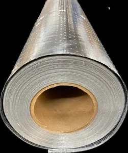 Perforated Thermal Aluminium Foil With Woven Cloth Insulation Roof Sarking