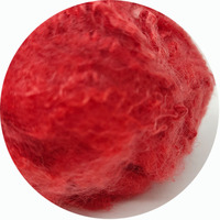 2D 51MM Red Low Melt Polyester Fiber
