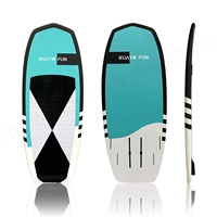 Planche d'hydrofoil en fibre de carbone personnalisée OEM avec couleur et logo pour le surf en vagues, unisexe, pour les eaux océaniques