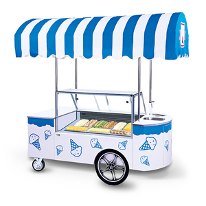 <strong>Food</strong> Truck Display Electric Ice Cream Display <strong>Stand</strong> for Sale - Product Image 3