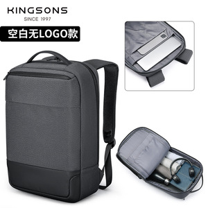 Kingsons Business <b>Backpack</b> Dark Gray Laptop <b>Compartment</b> Men's Casual Travel <b>Backpack</b> - Product Image 4