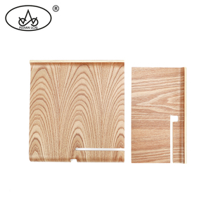 Support de tablette universel en bois de saule réglable personnalisé de haute qualité support de téléphone de Type debout - Product Image 3