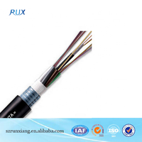Cable de comunicación GYTA/GYTS, Cable de fibra óptica G652D de modo único, precio por metro