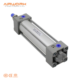 Silinder <span class=keywords><strong>Piston</strong></span> Teleskopik Hidro Pneumatik Hidrolik Dorong Tarik Aksi Ganda Berkualitas Tinggi Tipe MBB SMC - Product Image 2