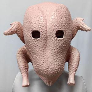 Masques de déguisement en latex souple Cyou, motif dinde amusant pour Halloween, pour adultes, livraison rapide - Product Image 5