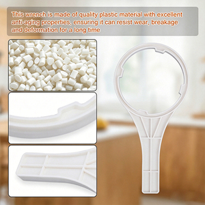 Clé d'ouverture de boîtier de filtre blanc 10 pouces, clé pour boîtier de filtre à eau de 2,5 pouces, clé durable pour membrane filtrante en PP - Product Image 5