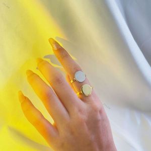 Dylam Chic Base Blank Jewelry Findings De Plata Real <b>Sterling</b> <b>Silver</b> 18K Oval Coin Index Finger <b>Adjustable</b> Open <b>Ring</b> - Product Image 3