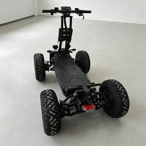 Scooter électrique pliable pour adultes à 4 roues, pneus larges, 4x4, rapide, avec siège - Product Image 5