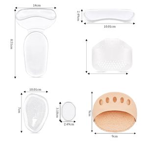 Set di 16 Cuscinetti in Gel per Tallone e Puntale, <span class=keywords><strong>Solette</strong></span> <span class=keywords><strong>Antiscivolo</strong></span> Riutilizzabili per <span class=keywords><strong>Tacchi</strong></span> Alti - Product Image 2