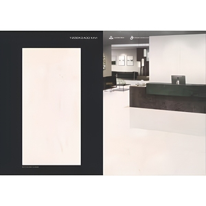 Losas de porcelana con aspecto de mármol gris Carmel de 1200x2400 mm para proyectos de revestimiento de suelos y paredes de lujo con piedra sinterizada. - Product Image 4