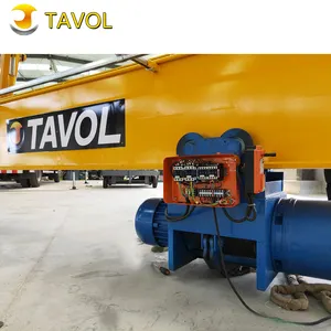 Tavol אישור CE אור משקל 10t תוחלת 10m מנוף חשמלי גשר מנוף