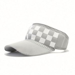 หมวกปีกกว้างถักนิตติ้งสำหรับผู้ชายและผู้หญิง หมวกวิ่งฤดูร้อน ปรับขนาดได้ด้วยยางยืด หมวกกีฬา - Product Image 6