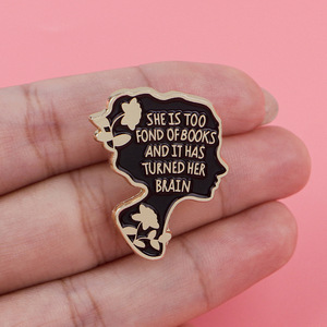 Sming broches noir mouton Club émail broche dessin animé Animal Design revers Badge <span class=keywords><strong>Hippie</strong></span> âme <span class=keywords><strong>voiture</strong></span> broche personnalisée - Product Image 6