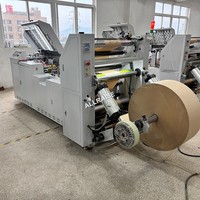 Machine de formage de sacs en papier kraft à alimentation par rouleaux haute vitesse OR-JD350B, machine à fabriquer des sacs en papier alimentaire à fond en V pointu, machine à fabriquer des sacs à pain