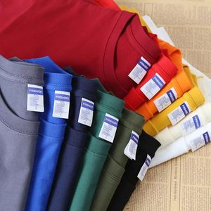 เสื้อยืดคอกลมผ้าฝ้าย 100% น้ำหนัก 260 กรัม พิมพ์ลายโลโก้ตามสั่ง แฟชั่นปี 2025 เสื้อยืดลำลองถักแบบเรียบ สำหรับผู้ชาย - Product Image 6