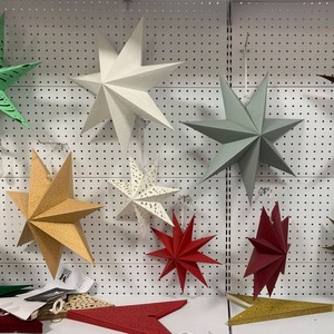 Estrella <span class=keywords><strong>de</strong></span> <span class=keywords><strong>Navidad</strong></span> 3D <span class=keywords><strong>de</strong></span> 7 Puntas, Lámpara Colgante <span class=keywords><strong>de</strong></span> <span class=keywords><strong>Papel</strong></span>, Linterna Blanca Hueca <span class=keywords><strong>en</strong></span> Forma <span class=keywords><strong>de</strong></span> Estrella para <span class=keywords><strong>Navidad</strong></span>, Bodas y Fiestas - Product Image 4