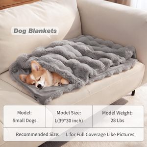 Manta gruesa y cálida para gatos, alfombra moderna para cama de invierno de cuatro estaciones, para gatos, perros y cachorros que duermen cómodamente - Product Image 4