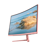 Moniteur de jeu incurvé 27 pouces 25601440 2K 180Hz Taux de rafraîchissement élevé 1ms VA HDR10 FreeSync Sans cadre Large gamme de couleurs Moniteur PC