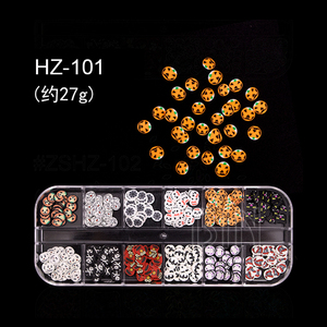 Đồ Trang Trí Móng Tay Nghệ Thuật Bán Sỉ Tại Nhà Máy Halloween Hình Quả Bí Ngô Trang Trí Móng Nghệ Thuật Halloween - Product Image 4