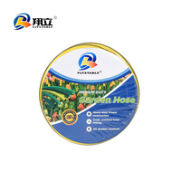 Tuyau d'arrosage plat en PVC tressé renforcé de fibres, léger, durable, flexible, haute pression, pour irrigation